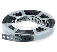 Alberts 361143 Nastro forato, con o senza box di srotolamento, acciaio inox, larghezza 17 mm, lunghezza 10 m