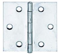 Alberts 361259 Cerniera, quadrata, acciaio inox, 51 x 51 mm