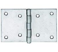 Alberts 361297 - Cerniera larga, in acciaio inox, 81 x 128 mm