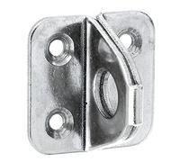 Alberts 361433 Occhiello su Piastra, Acciaio Inox