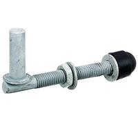 Alberts 410643 Cardine, una coppia, da avvitare a fondo, regolabile, zincato a caldo, entrata Ø13 mm, lunghezza 120 mm, filettatura M12