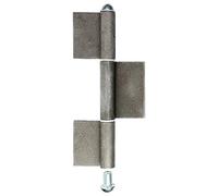 Alberts 414498 Cerniera per cancelli metallici, Tipo KO8, Acciaio inox, Altezza 260 mm, Diametro Ø16 mm