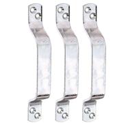Alberts 417895 - Maniglia per cancello, zincata, 170 x 20 mm, set da 3 pezzi