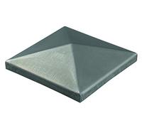 Alberts 418052 Copripalo per pali in metallo quadro, acciaio, 150 x 150 mm