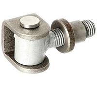 Alberts 418304 Bandella per cancelli, regolabile, vite ad occhiello zincata a caldo, perno di collegamento e anello di sicurezza in acciaio inox, Filettatura M16