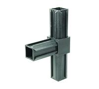 Alberts 426453 XD Raccordo per tubi, Raccordo a T, Plastica Nero, 30 x 30 x 2,0 mm