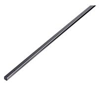 Alberts 432430 Barra quadrata, Acciaio, 1000 x 12 x 12 mm
