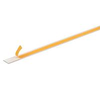 Alberts 433635 Barra piatta, autoadesivo, alluminio, anodizzato argento, 1000 x 20 x 2 mm