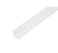 Alberts 433796 Profilo angolare Conceptor® | plastificato bianco RAL 9016 | perforato | 2000 x 35 x 35