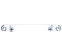 Alberts 440039 Corrimano | ferro battuto, 2 supporti | zincato a caldo | 40 x 1000 mm