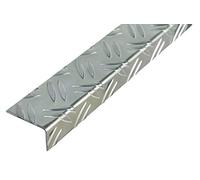 Alberts 468903 Profilo angolare | tipo “mandorlato” | alluminio, nudo | 1000 x 43,5 x 23,5 mm
