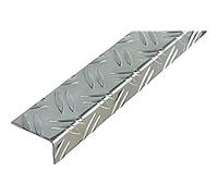 Alberts 468910 Profilo angolare | tipo “mandorlato” | alluminio, nudo | 1000 x 53,6 x 29,5 mm