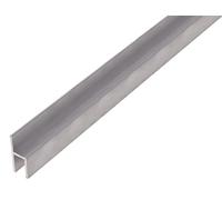 Alberts 470487 Profilo di sedia | Alluminio, anodizzato argento | larghezza libera 8 mm | 1000 x 26 x 11 mm