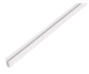 Alberts 470548 Profilo terminale, PVC-U-Superficie: Bianco
