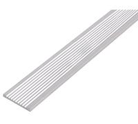 Alberts 470630 Barra piatta | Alluminio, nervata | 2000 x 30 mm