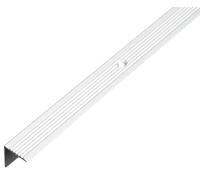 Alberts 470791 Profilo di protezione per paragradini, Alluminio, anodizzato argento, 1000 x 19 x 19 mm