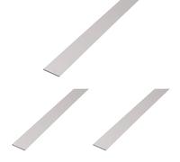 Alberts 471729 Barra Piatta, Alluminio, 50 x 3 mm (Confezione da 3)