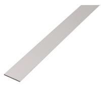 Alberts 471750 - Asta piatta in alluminio, colore argento anodizzato, 2000 x 60 x 3 mm