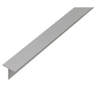 Alberts 472108 Profilo a T, alluminio, naturale, 1000 x 20 x 20 mm