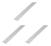 Alberts 473051 Barra Piatta, Alluminio, 40 x 3 mm (Confezione da 3)