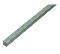 Alberts 473228 Barra quadrata, alluminio, anodizzato argento, 1000 x 12 x 12 mm