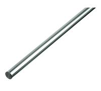 Alberts 473341 Barra cilindrica, alluminio, anodizzato argento, 1000 x 10 mm