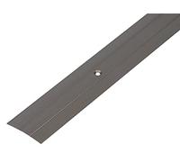 Alberts 476311 Coprisoglia, con due scanalature, alluminio, anodizzato bronzo, 900 x 37,8 mm