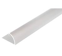 Alberts 476557 Profilo terminale, alluminio, anodizzato argento, 1000 x 24,5 x 13,5 mm