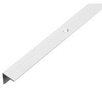 Alberts 477356 Profilo di Protezione per paragradini, Alluminio, anodizzato Argento, 2 m