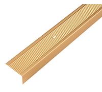 Alberts 484019 Profilo paragradino, alluminio, anodizzato oro, 1000 x 45 x 23 mm