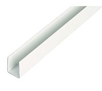 Alberts 484521 Profilo a U | plastica, bianco | 1000 x 18 x 10 mm