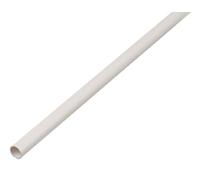 Alberts 484934 Tubo tondo | plastica, bianco | 1000 x 12 x 1 mm