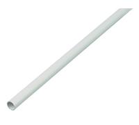 Alberts 484941 Tubo rotondo | Plastica, bianco | 2000 x 7 x 1 mm