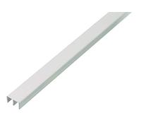 Alberts 485115 Profilo di guida superiore, plastica, bianco, 1000 x 18 x 10 mm