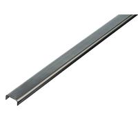 Alberts 485313 Profilo a U, Acciaio Inox, 1000 x 16 x 10 mm
