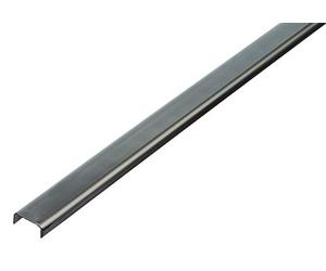 Alberts 485313 Profilo a U, Acciaio Inox, 1000 x 16 x 10 mm