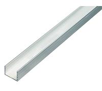 Alberts 488130 Profilo a U, alluminio, naturale, 1000 x 30 x 20 mm