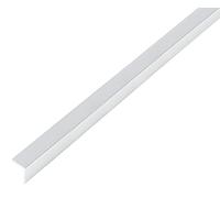 Alberts 488529 Profilo angolare, autoadesivo, alluminio, design cromo, 1000 x 20 x 20 mm