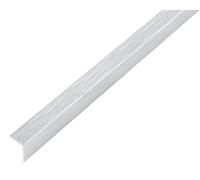 Alberts 489014 Profilo angolare | autoadesivo | alluminio, design acciaio inox, leggero | 2000 x 15 x 15 mm