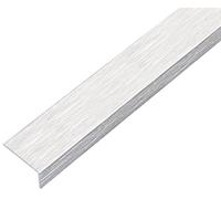 Alberts 489151 Profilo angolare | autoadesivo | alluminio, design acciaio inox, leggero | 2000 x 30 x 15 mm