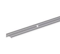 Alberts 490300 Profilo paragradino, Forato, Alluminio, anodizzato Argento, 1000 x 24,5 x 20 mm