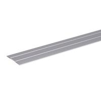 Alberts 491475 Coprisoglia, autoadesivo, alluminio, anodizzato argento, 900 x 38 mm
