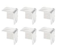 Alberts 497309 - Protezione angolare in rilievo, in alluminio, 23,5 x 23,5 mm, set da 6 pezzi