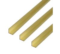 Alberts 497552 - Profilo angolare, in ottone, 1000 x 10 x 10 mm, set da 3