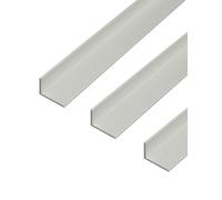 Alberts 497736 - Profilo angolare, in alluminio, colore argento anodizzato, 1000 x 30 x 15 mm, set da 3 pezzi