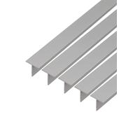 Alberts 497989 - Profilo a T, in alluminio anodizzato, 1000 x 20 x 20 mm, set da 5 pezzi