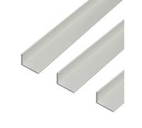 Alberts 498269 - Profilo angolare, in alluminio, colore argento anodizzato, 1000 x 30 x 20 mm, set da 3 pezzi