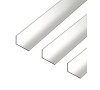 Alberts 498443 - Profilo angolare, in alluminio, naturale, 1000 x 40 x 20 mm, set da 3 pezzi