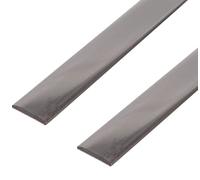 Alberts 499105 - Asta piatta in acciaio inox, 1000 x 25 x 2 mm, set da 2