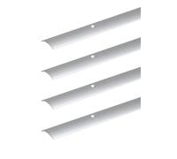 Alberts 499662 - Profilo di transizione, forato, in alluminio anodizzato, 900 x 30 mm, set da 4 pezzi